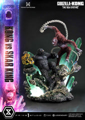Godzilla x Kong: The New Empire Ultimate Diorama Masterline Series Statue Kong vs Skar King 104 cm - Smalltinytoystore