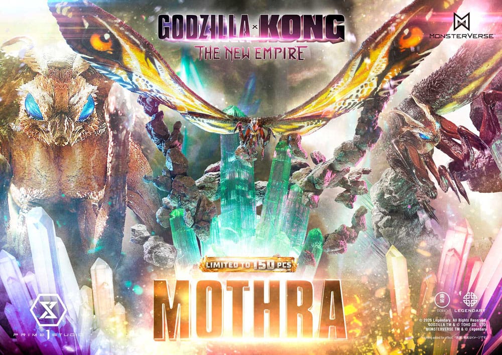 Godzilla x Kong: The New Empire Ultimate Diorama Masterline Series Statue Mothra Bonus Version 113 cm - Smalltinytoystore