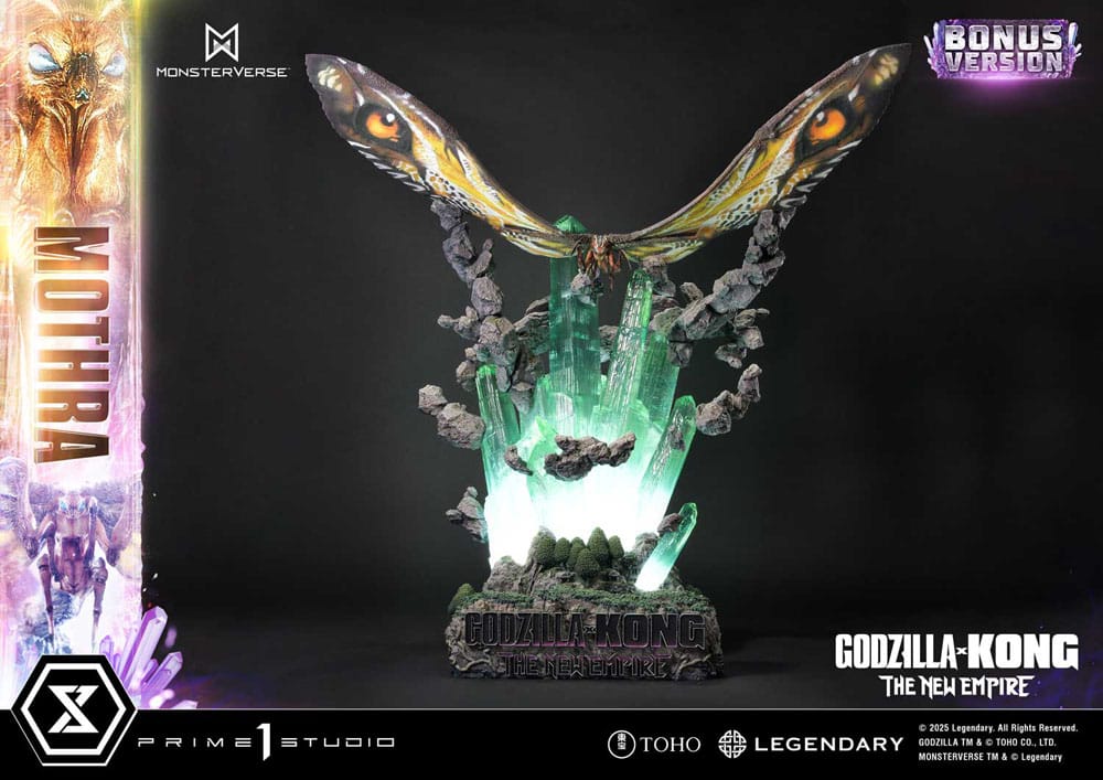 Godzilla x Kong: The New Empire Ultimate Diorama Masterline Series Statue Mothra Bonus Version 113 cm - Smalltinytoystore