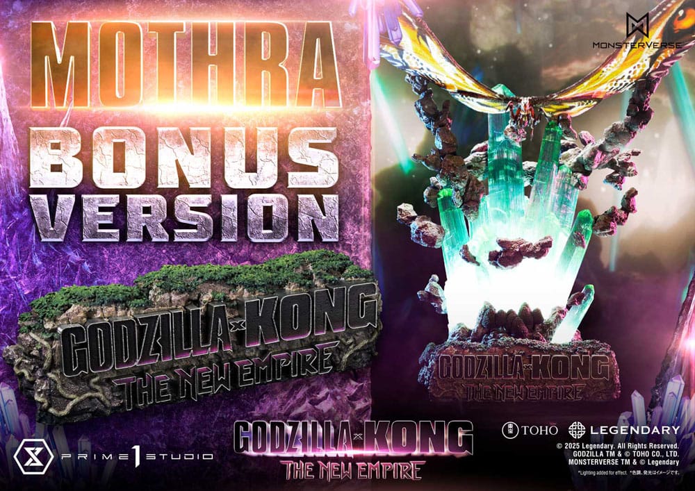 Godzilla x Kong: The New Empire Ultimate Diorama Masterline Series Statue Mothra Bonus Version 113 cm - Smalltinytoystore