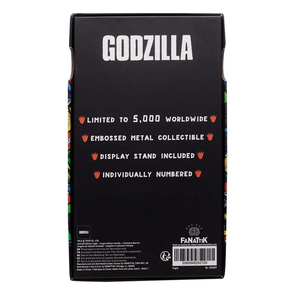 Godzilla XL Metallbarren Limited Edition - Smalltinytoystore