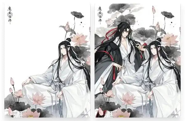 Grandmaster of Demonic Cultivation 3D-Effekt Karte Wei Wuxian & Lan Wangji 12 x 16 cm - Smalltinytoystore