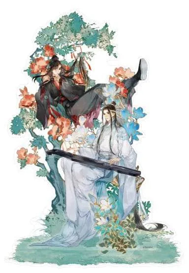 Grandmaster of Demonic Cultivation Acryl Stand Wei Wuxian & Lan Wangji Lin Lu Wen Ge Ver. 26 cm - Smalltinytoystore