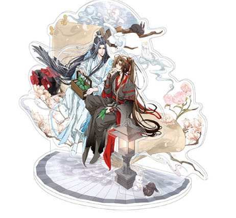 Grandmaster of Demonic Cultivation Acryl Stand Wei Wuxian & Lan Wangji Sweet Flags Waving in Wind Ver. 19 cm - Smalltinytoystore