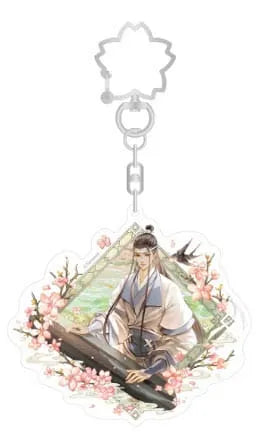 Grandmaster of Demonic Cultivation Spring Season Series Acryl Schlüsselanhänger Lan Wangji 7 cm - Smalltinytoystore
