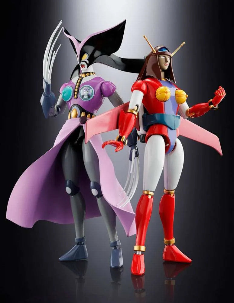 Great Mazinger Soul of Chogokin Diecast Actionfiguren GX-114 Janus & GX-12R Venus A Set 17 cm - Smalltinytoystore