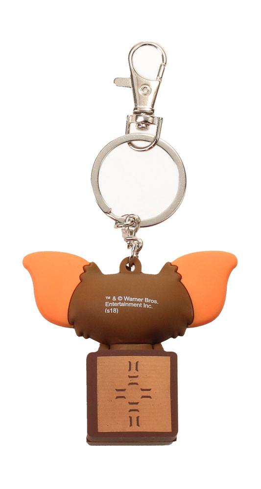 Gremlins Pokis Gummi-Schlüsselanhänger Gizmo in a Box 6 cm - Smalltinytoystore