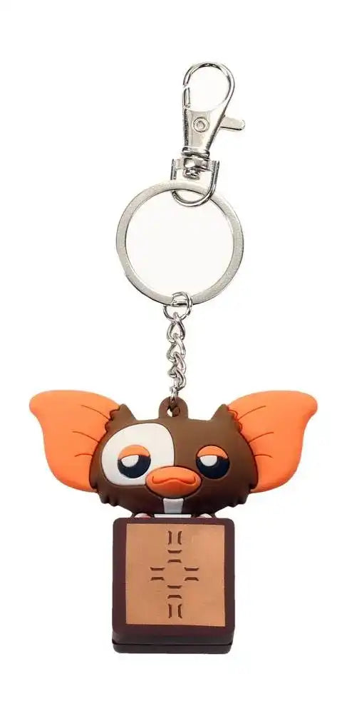 Gremlins Pokis Gummi-Schlüsselanhänger Gizmo in a Box 6 cm - Smalltinytoystore
