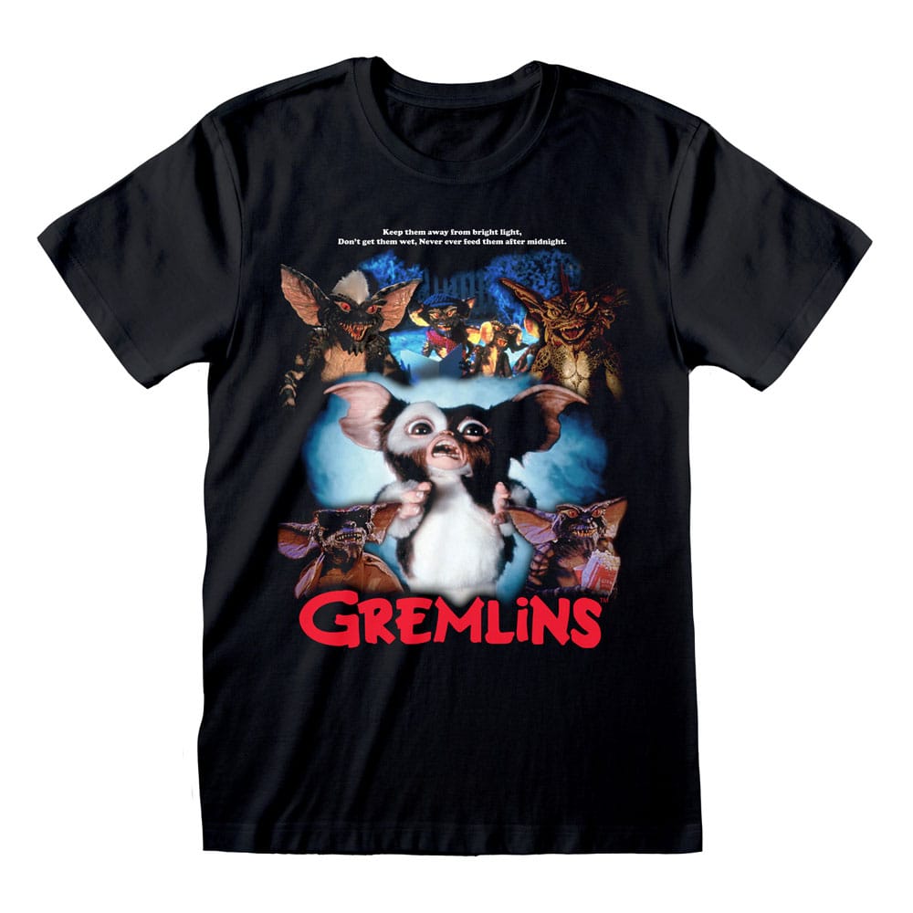 Gremlins T-Shirt Retro Poster Style Größe XL - Smalltinytoystore