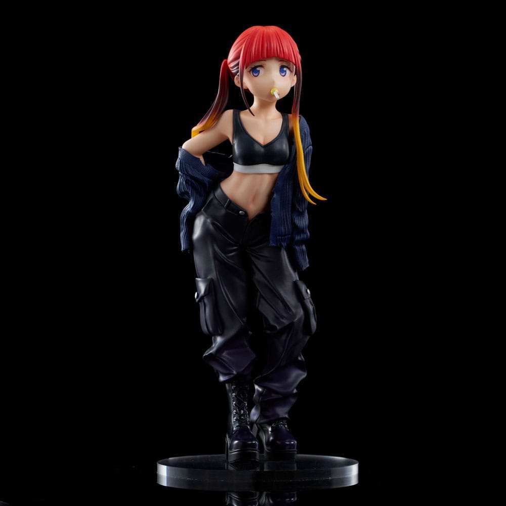 Gridman Universe Zozo Black Collection Statue PVC Chise Asukagawa 21 cm - Smalltinytoystore