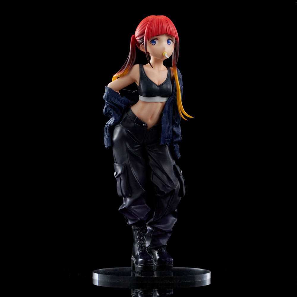 Gridman Universe Zozo Black Collection Statue PVC Chise Asukagawa 21 cm - Smalltinytoystore