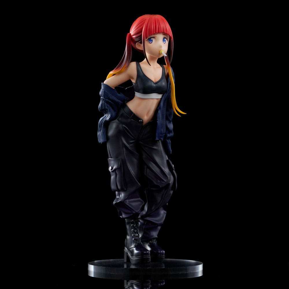 Gridman Universe Zozo Black Collection Statue PVC Chise Asukagawa 21 cm - Smalltinytoystore