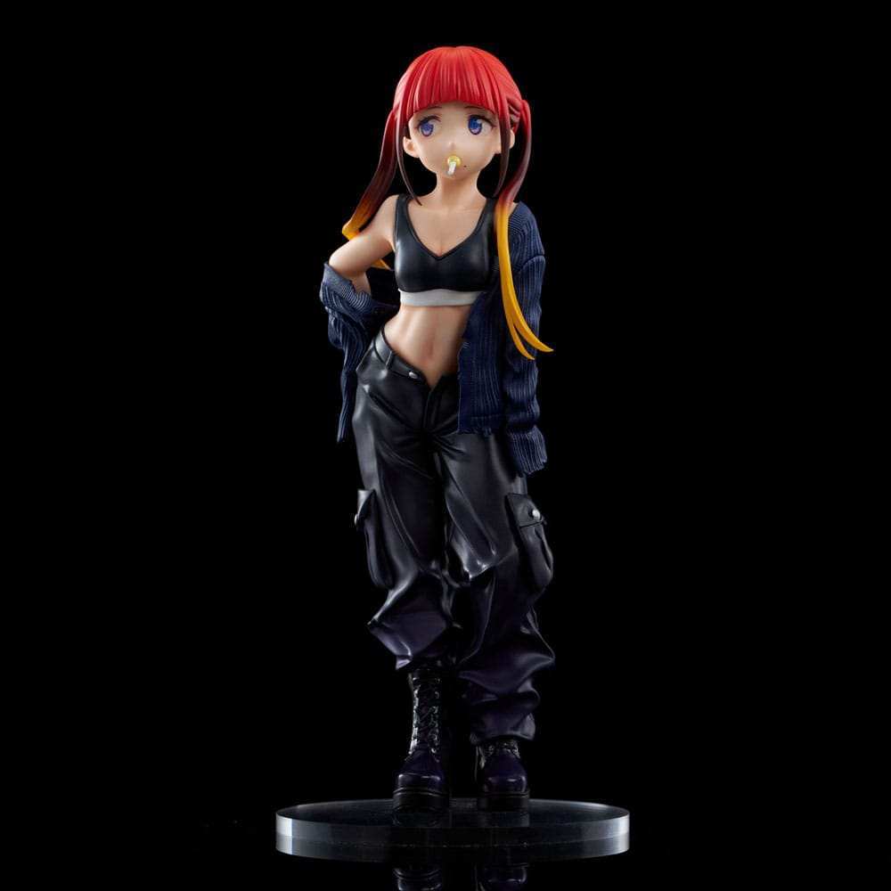 Gridman Universe Zozo Black Collection Statue PVC Chise Asukagawa 21 cm - Smalltinytoystore