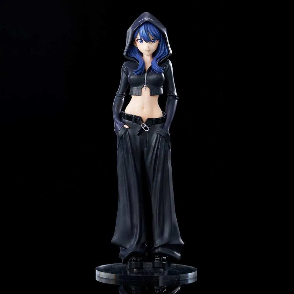 Gridman Universe Zozo Black Collection Statue PVC Rikka Takarada 24 cm - Smalltinytoystore