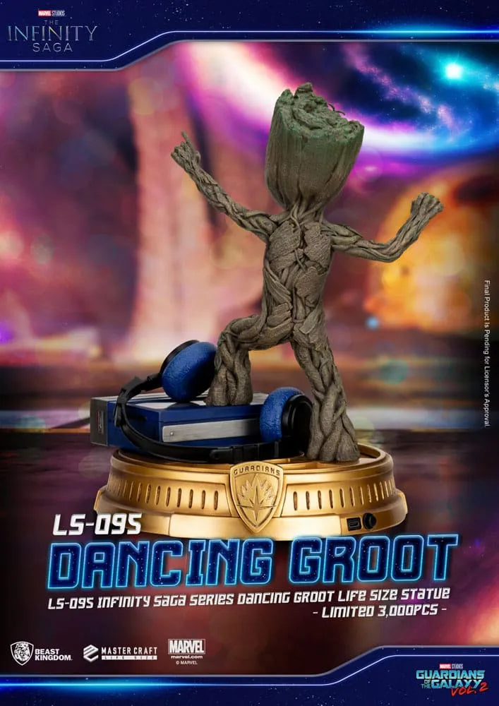 Guardians of the Galaxy 2 Life-Size Statue Dancing Groot heo EU Exclusive 32 cm - Smalltinytoystore