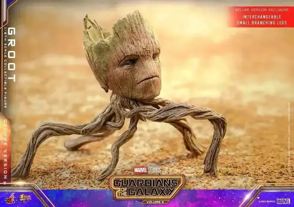 Guardians of the Galaxy Vol. 3 Movie Masterpiece 1/6 Groot (Deluxe Version) 32 cm HOT TOYS - Smalltinytoystore