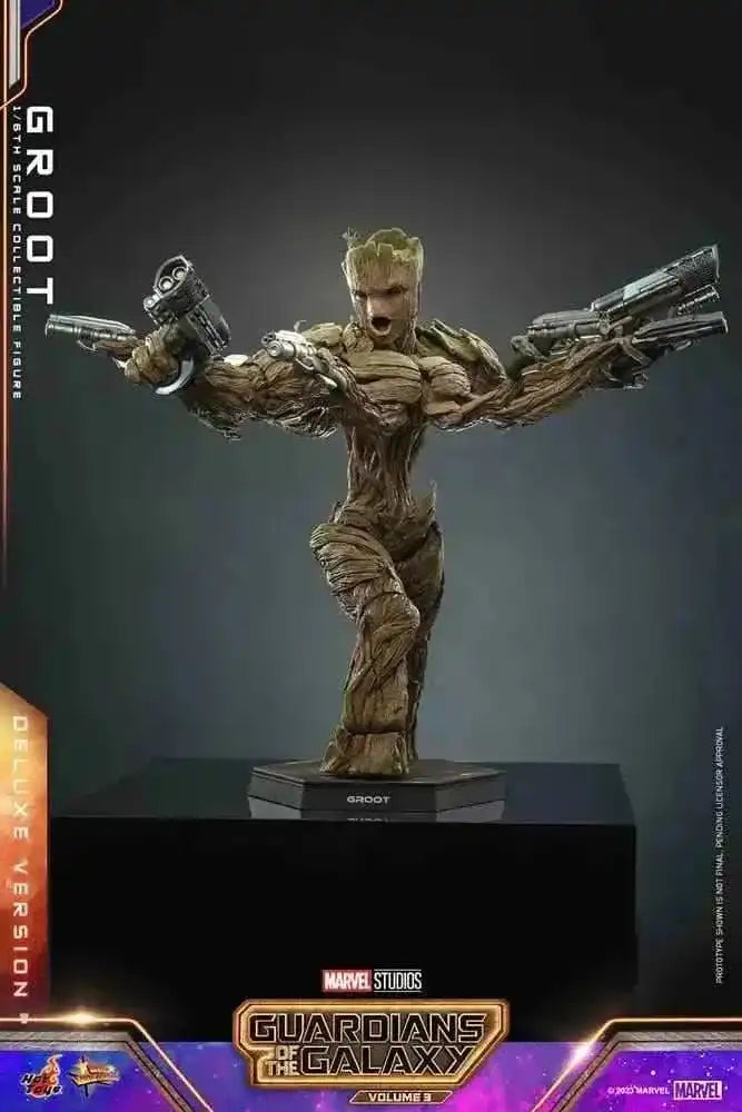 Guardians of the Galaxy Vol. 3 Movie Masterpiece 1/6 Groot (Deluxe Version) 32 cm HOT TOYS - Smalltinytoystore