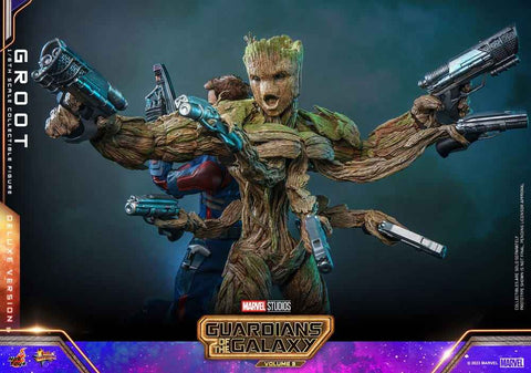 Guardians of the Galaxy Vol. 3 Movie Masterpiece 1/6 Groot (Deluxe Version) 32 cm - Smalltinytoystore