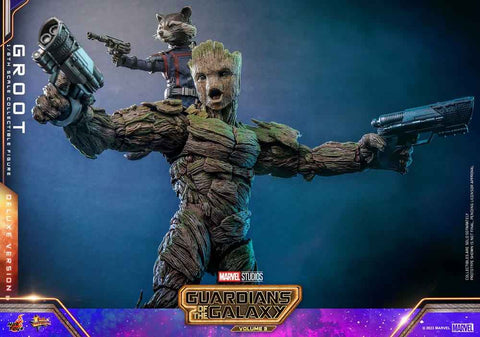 Guardians of the Galaxy Vol. 3 Movie Masterpiece 1/6 Groot (Deluxe Version) 32 cm - Smalltinytoystore