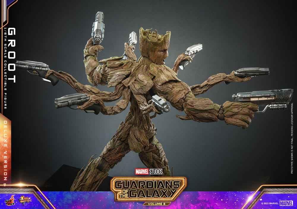 Guardians of the Galaxy Vol. 3 Movie Masterpiece 1/6 Groot (Deluxe Version) 32 cm - Smalltinytoystore