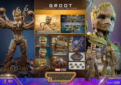 Guardians of the Galaxy Vol. 3 Movie Masterpiece 1/6 Groot (Deluxe Version) 32 cm - Smalltinytoystore