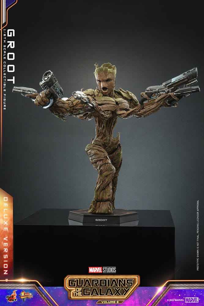 Guardians of the Galaxy Vol. 3 Movie Masterpiece 1/6 Groot (Deluxe Version) 32 cm - Smalltinytoystore