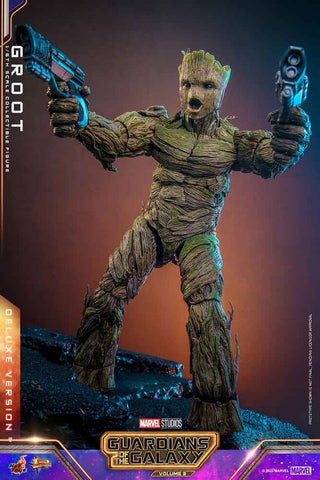 Guardians of the Galaxy Vol. 3 Movie Masterpiece 1/6 Groot (Deluxe Version) 32 cm - Smalltinytoystore