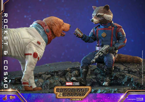 Guardians of the Galaxy Vol. 3 Movie Masterpiece 1/6 Rocket & Cosmo 16 cm - Smalltinytoystore