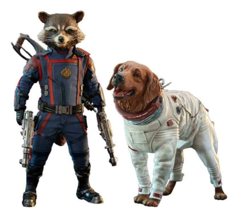 Guardians of the Galaxy Vol. 3 Movie Masterpiece 1/6 Rocket & Cosmo 16 cm - Smalltinytoystore