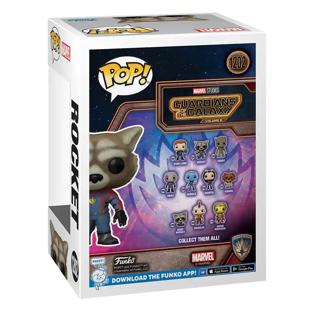 Guardians of the Galaxy Vol. 3 POP! Vinyl Figur Rocket 9 cm - Smalltinytoystore