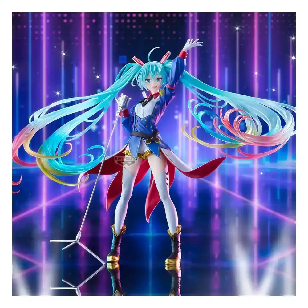 Gundam X Miku Banpresto Evolve PVC Statue Hatsune Miku Figure 21 cm - Smalltinytoystore