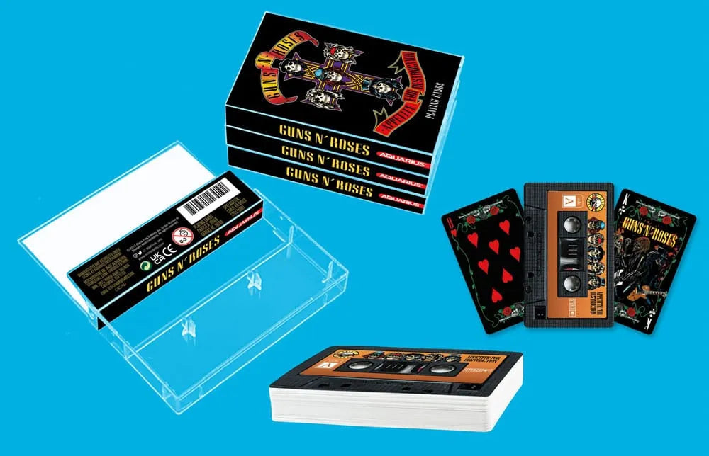 Guns N' Roses Spielkarten Cassette (PDQ) - Smalltinytoystore