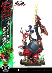 Gurren Lagann Ultimate Premium Masterline Series Statue 1/4 Kamina, Simon & Yoko with Lagann Deluxe Version 97 cm - Smalltinytoystore