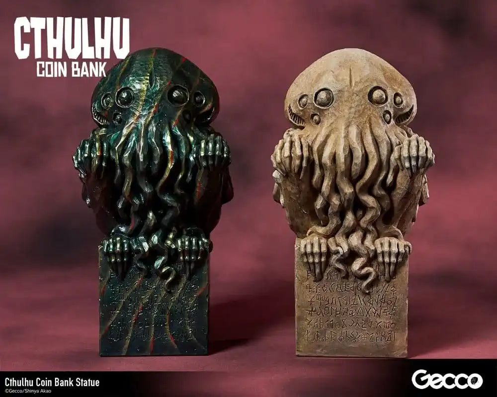 H.P. Lovecraft Cthulhu Mythos Spardosen Statue Cthulhu (Stone Color) 24 cm - Smalltinytoystore