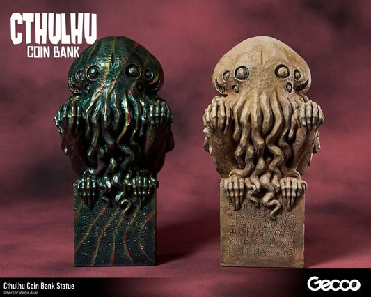 H.P. Lovecraft Cthulhu Mythos Spardosen Statue Cthulhu (Stone Color) 24 cm - Smalltinytoystore