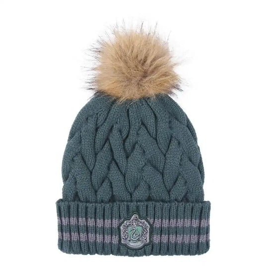 HaHarry Potter Beanie Pompon Slytherin Dark Green - Smalltinytoystore