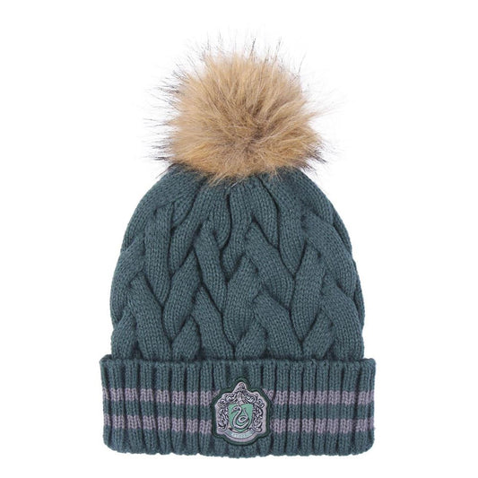 HaHarry Potter Beanie Pompon Slytherin Dark Green - Smalltinytoystore