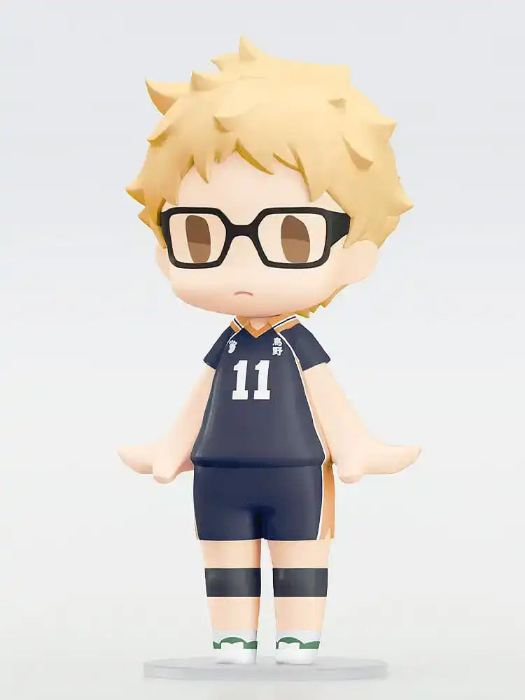 Haikyu!! HELLO! GOOD SMILE Actionfigur Kei Tsukishima 10 cm