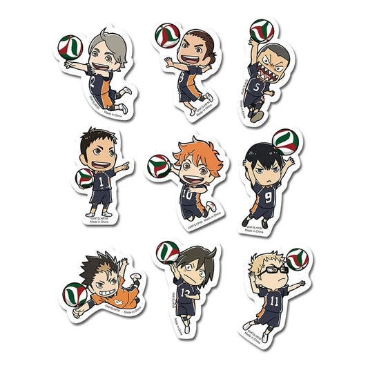 Haikyu!! Sticker Set Karasuno SD Die-Cut - Smalltinytoystore