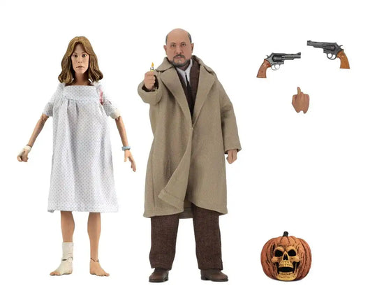 Halloween II Retro Actionfiguren Doppelpack Doctor Loomis & Laurie Strode 20 cm