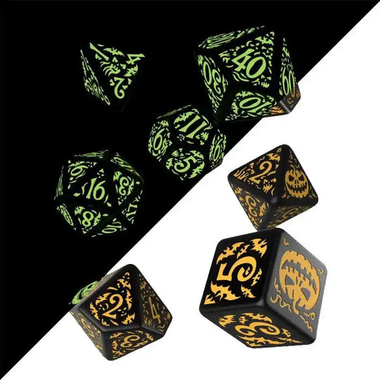 Halloween Würfel Set Pumpkin Jack O'Lantern (7) - Smalltinytoystore