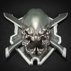 Halo Wand-Skulptur Legendary Icon Grunt Edition 25 x 28 cm - Smalltinytoystore