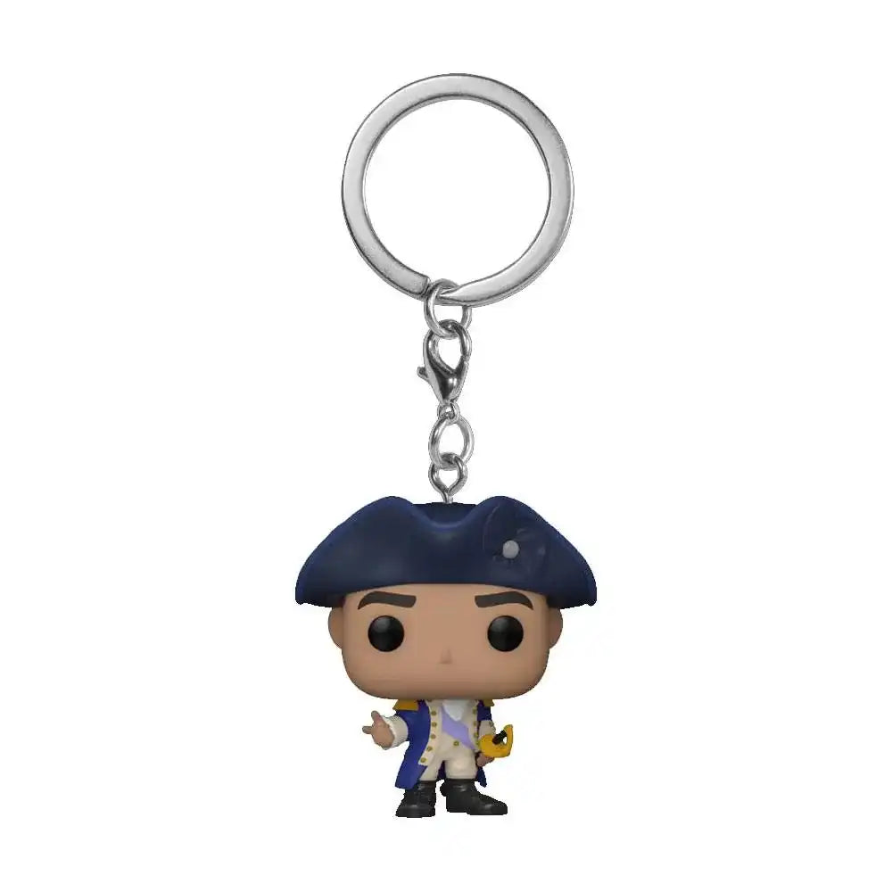 Hamilton Pocket POP! Vinyl Schlüsselanhänger 4 cm George Washington Display (12) - Smalltinytoystore