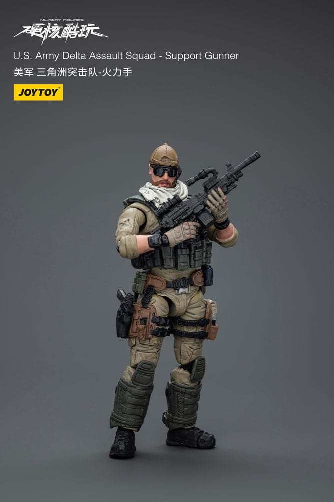 Hardcore Coldplay Actionfigur 1/18 U.S. Army Delta Assault Squad Support Gunner 11 cm - Smalltinytoystore