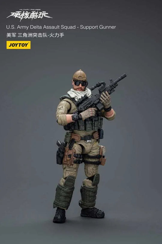 Hardcore Coldplay Actionfigur 1/18 U.S. Army Delta Assault Squad Support Gunner 11 cm - Smalltinytoystore