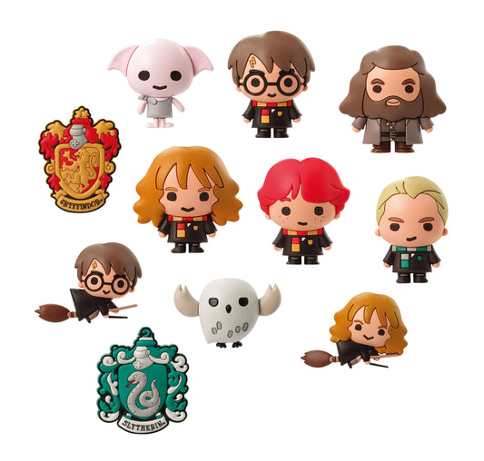 Harry Potter 3D Gummi-Schlüsselanhänger Serie 2 Display (24) - Smalltinytoystore