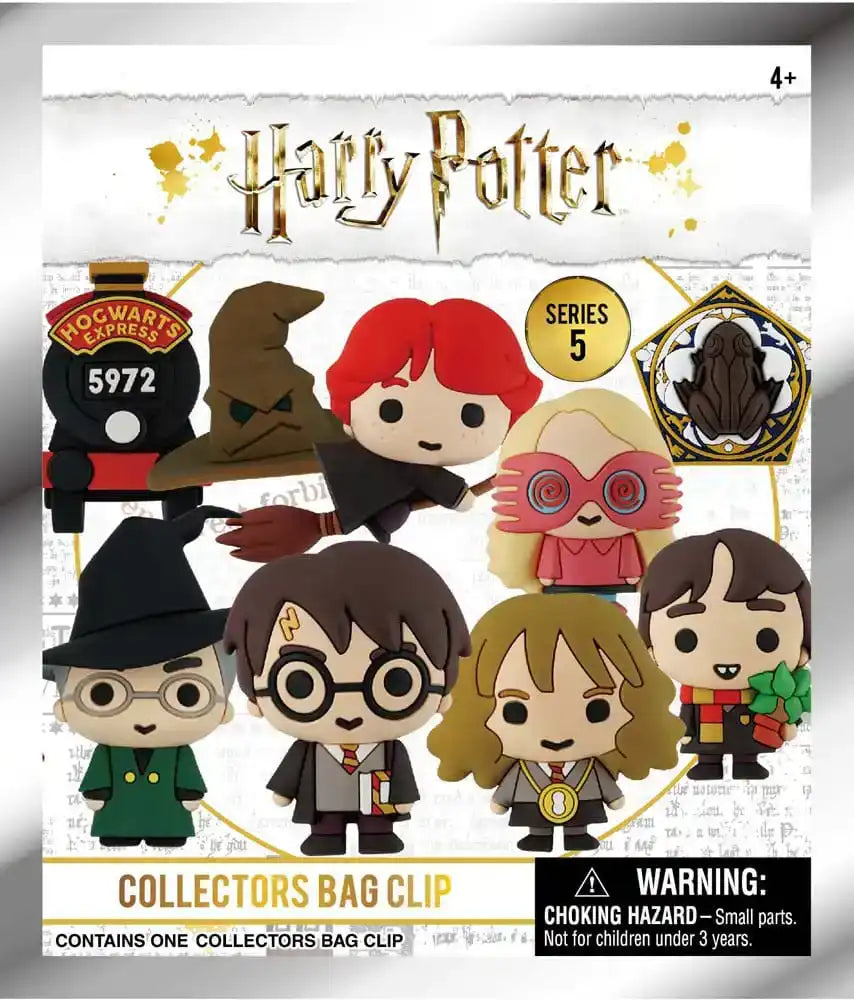 Harry Potter 3D PVC-Taschenanhänger Series 5 Display (24) - Smalltinytoystore