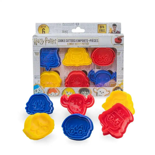 Harry Potter Ausstechformen / Keksstempel 6er-Pack Kawaii - Smalltinytoystore