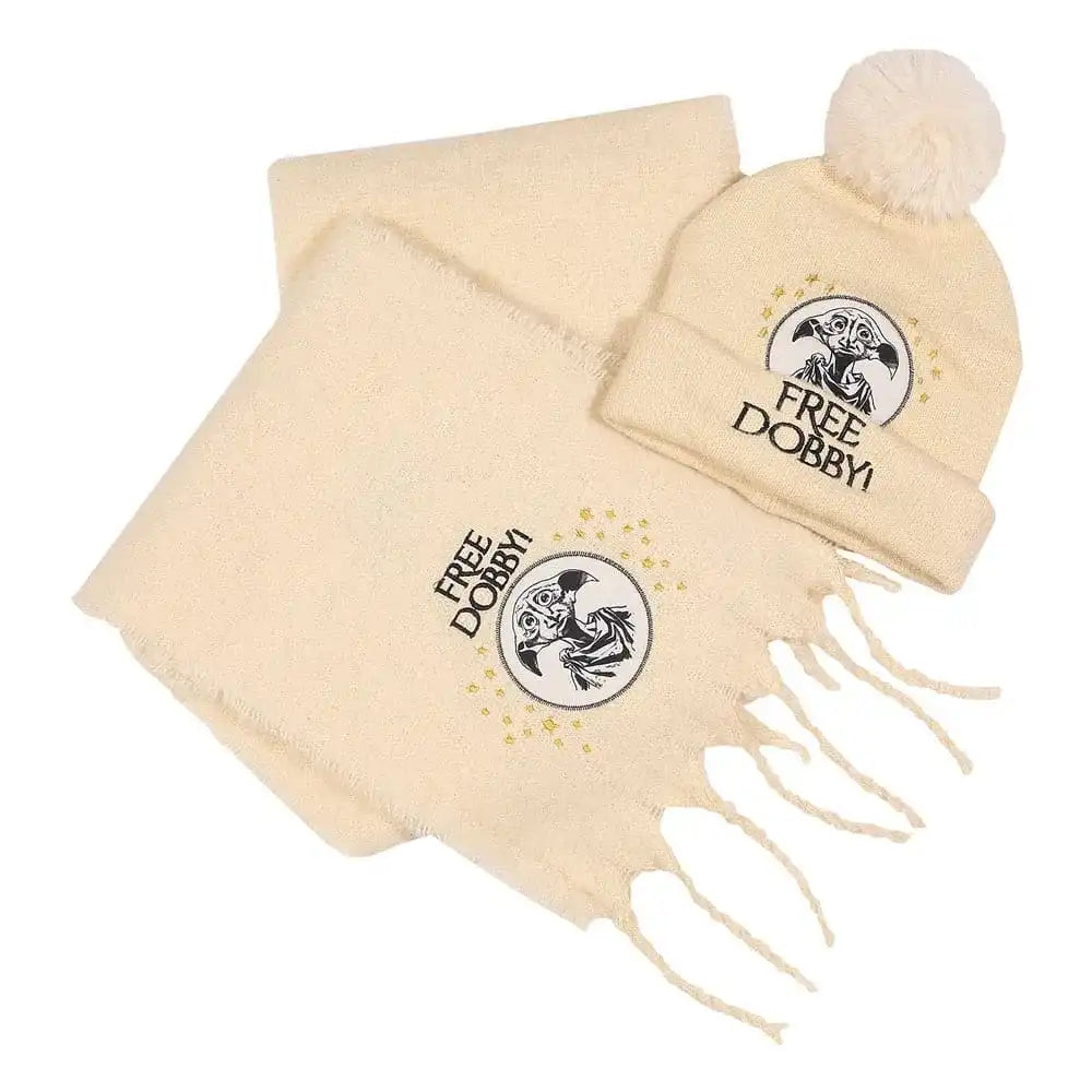 Harry Potter Beanie & Schal Set Free Dobby 165 cm - Smalltinytoystore