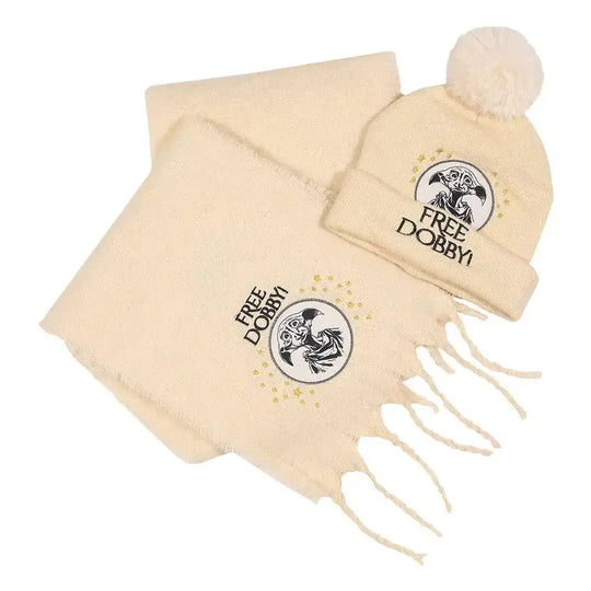 Harry Potter Beanie & Schal Set Free Dobby 165 cm - Smalltinytoystore
